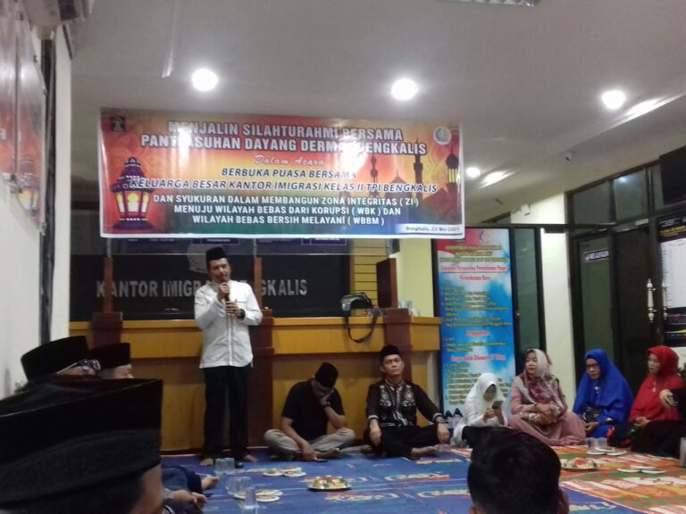 Buka Puasa Bersama Kantor Imigrasi Bengkalis dan Panti Asuhan Dayang Dermah