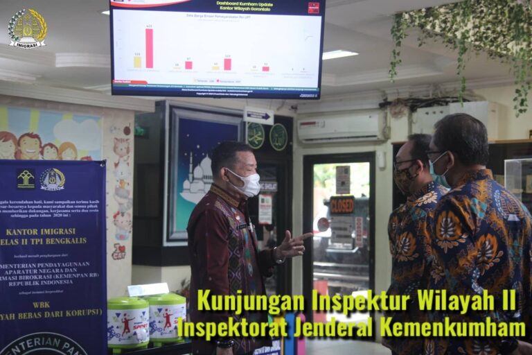 Inspektur Wilayah II Kunjungi Kanim Bengkalis