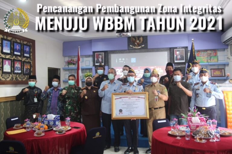 Deklarasi Janji Kinerja dan Pencanangan WBBM Imigrasi Bengkalis