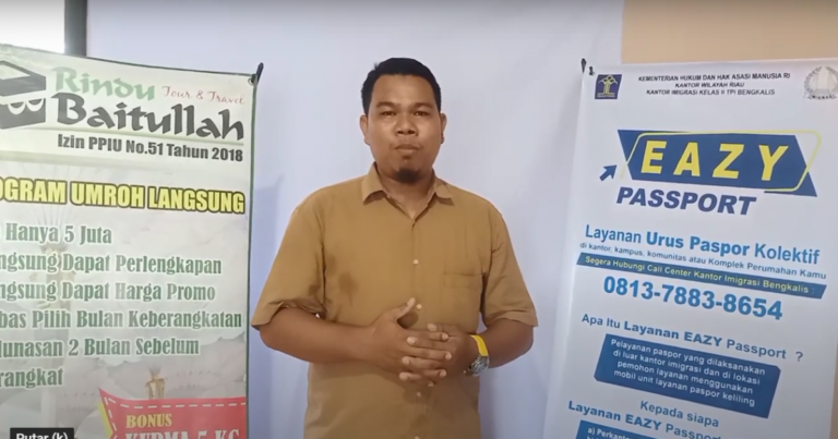 Tingkatkan Pelayanan Imigrasi Bengkalis Gelar Layanan Eazy Passport Di Mandau