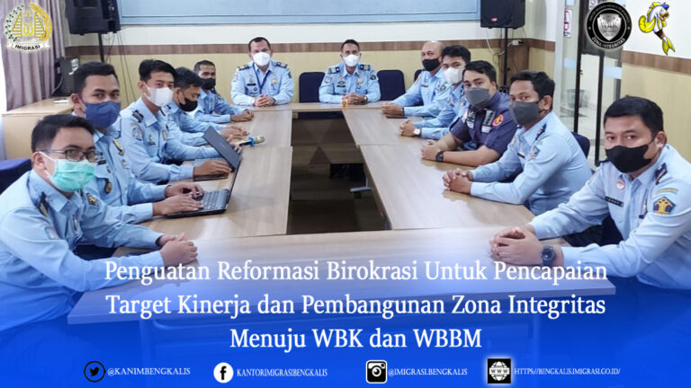 Perkuat Reformasi Birokrasi dan Pembangunan Zona Integritas, Stafsus Menkumham RI Beri Pengarahan