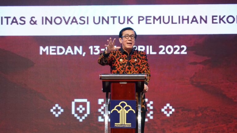 Menkumham Apresiasi Seluruh Gubernur di Sumatera Dalam Memacu Kekayaan Intelektual