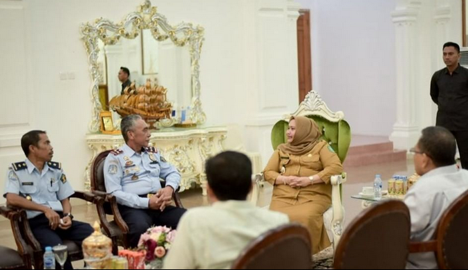 Bertemu Bupati, Imigrasi Bengkalis Siap Beri Pelayanan Optimal