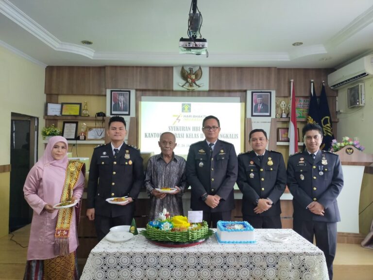 Upacara Virtual dan Syukuran HBI ke-74 di Aula Kantor