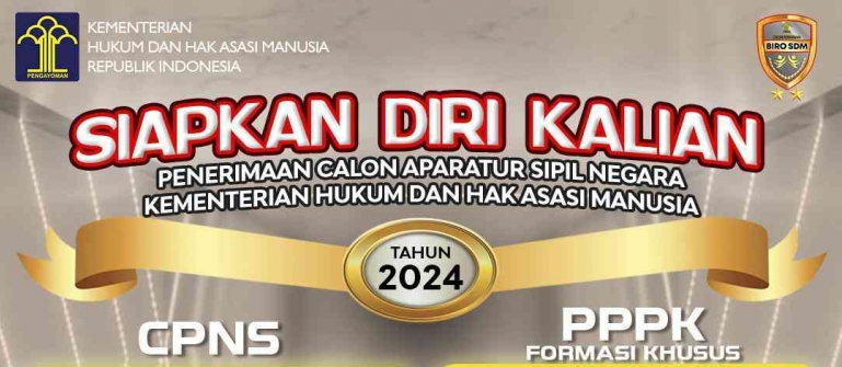 Penerimaan CPNS dan PPPK Kemenkumham RI Tahun 2024