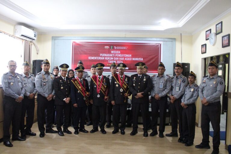 Imigrasi Bengkalis Gelar Wisuda Purnabakti Pengayoman 2024