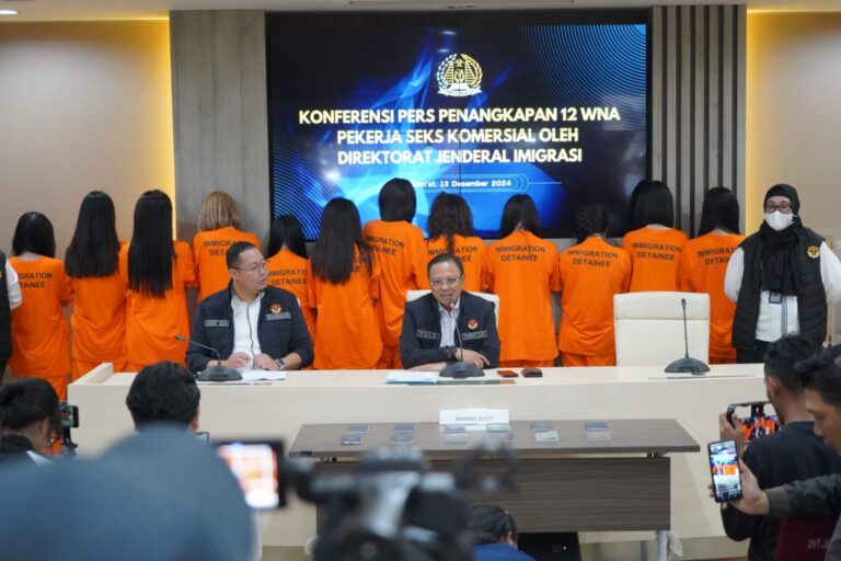 Imigrasi Gerebek 12 WNA Diduga PSK Jaringan Prostitusi Internasional