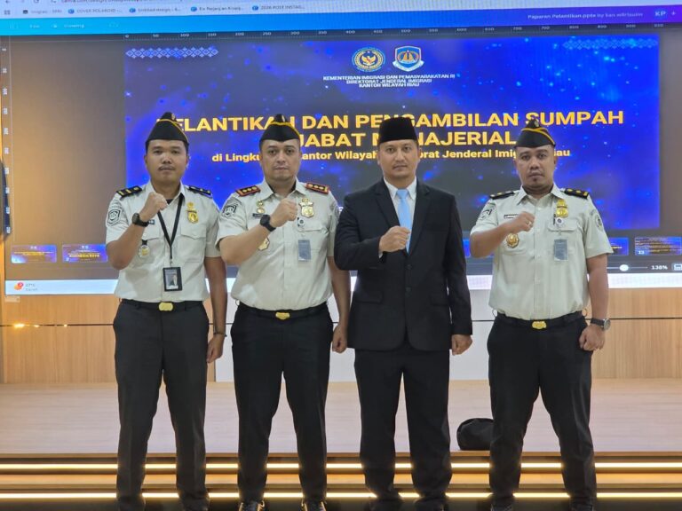 Pelantikan Kaur Umum Imigrasi Bengkalis
