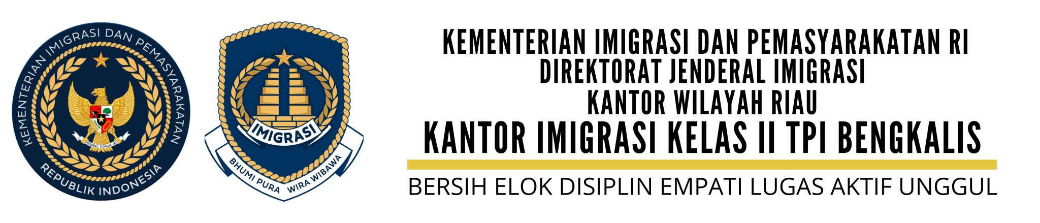 Laman Resmi Kantor Imigrasi Kelas II TPI Bengkalis