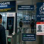 Ilustrasi Autogate Mendeteksi Buronan Interpol
