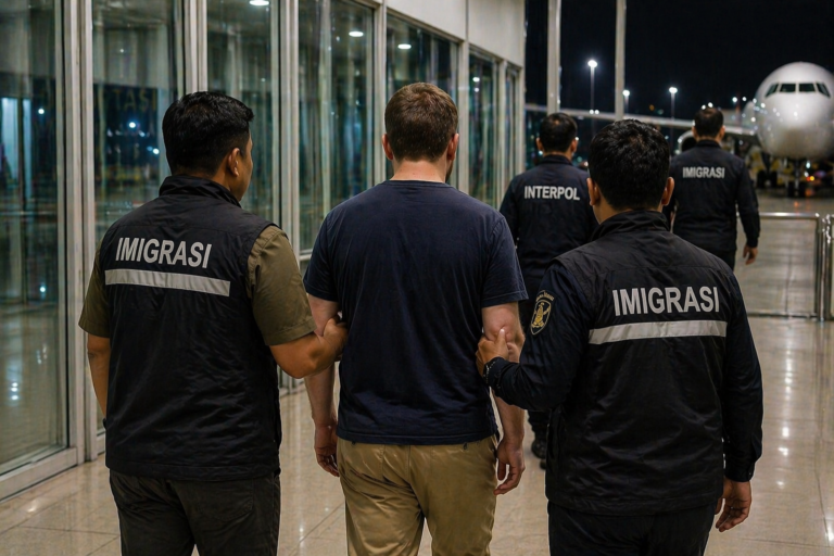 Buron Interpol Sempat ke Negara Lain Sebelum Tertangkap di Bali