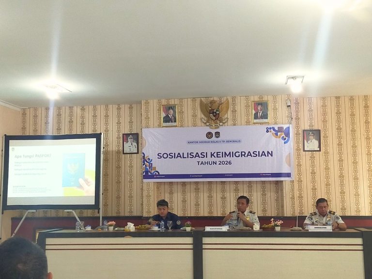 Imigrasi Bengkalis Sosialisasikan Layanan Keimigrasian dan Pencegahan TPPO di Rupat