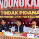 Konferensi Pers Penggagalan TPPO TPPM Imigrasi Dumai